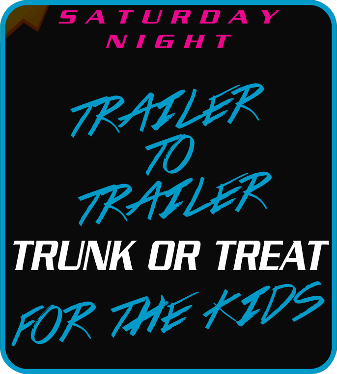 Saturday night trailer to trailer trunk or treat for the kids