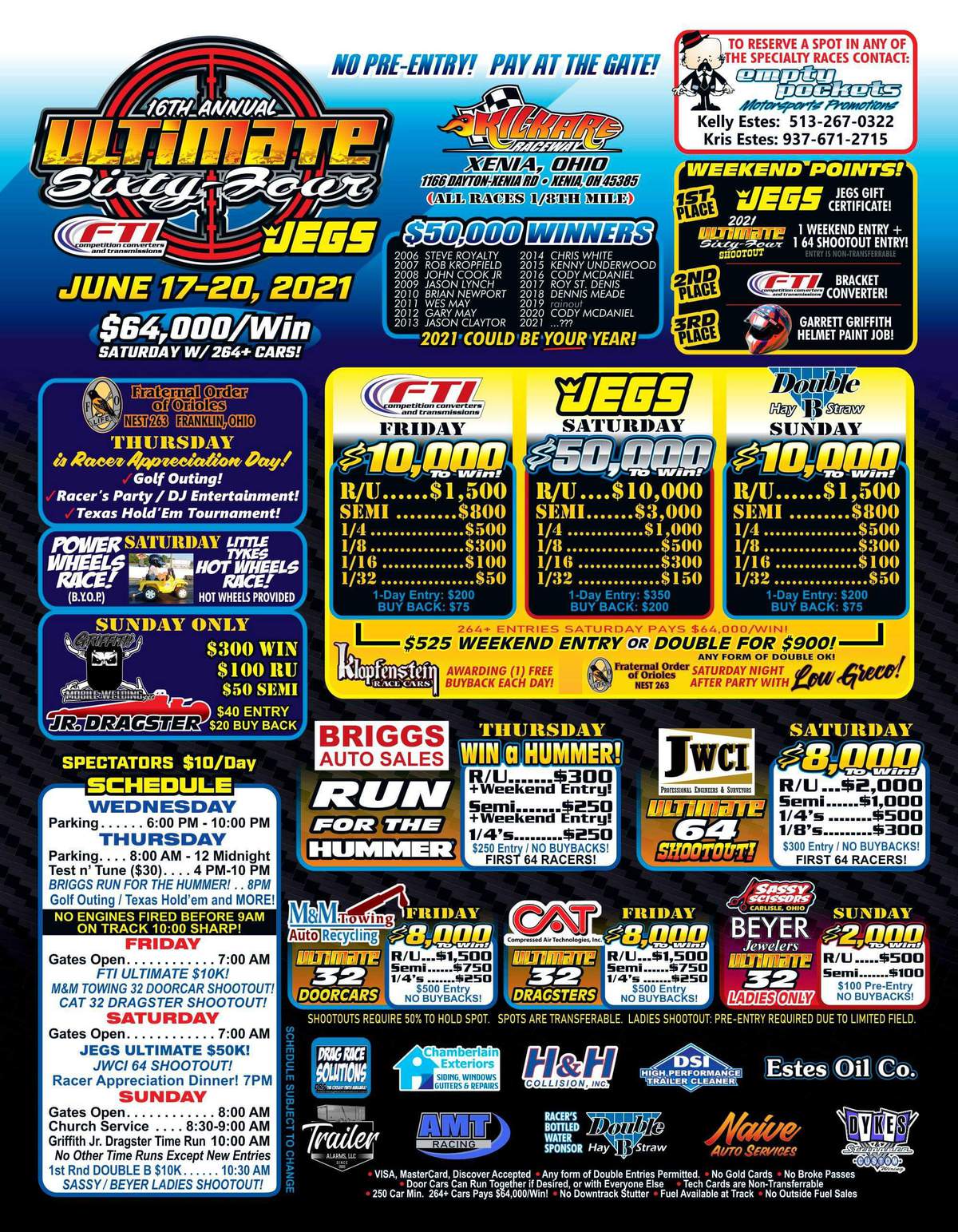 Special Events Ohio's Premier Motorsports Raceway Kilkare Raceway